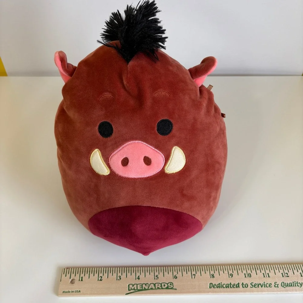 Squishmallows Disney Lion King Pumbaa Plush 11